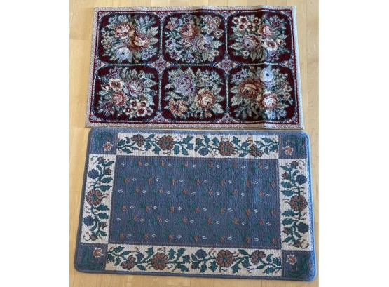 Two Small Floor Rugs