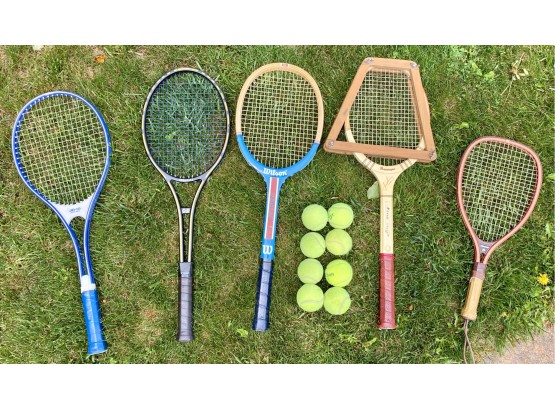 Lot Of Tennis Rackets