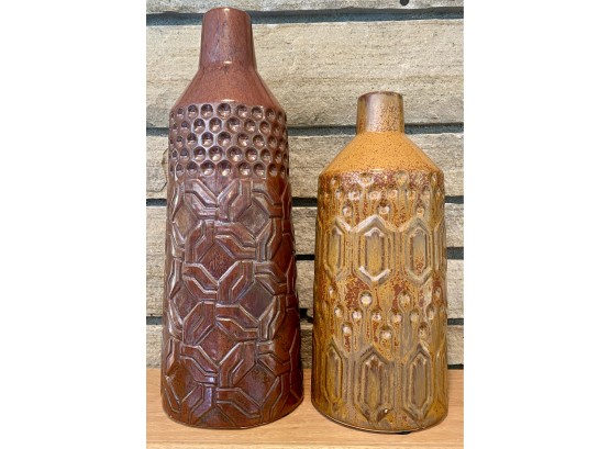Two 'Vorsha' Vases From Oak Express Bedroom Expressions
