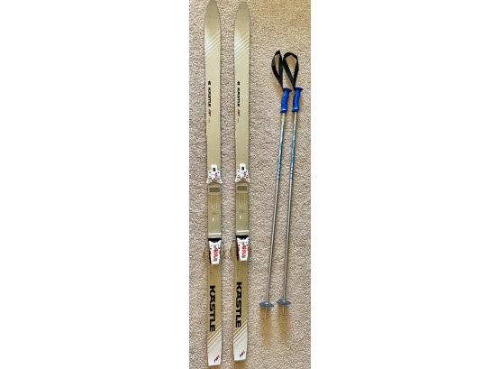 Kastle Skiis And Scot 12 Cm Poles Made In Italy