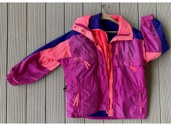 Columbia Jacket With Inner And Outer Shell, And Ski Pants! (women's Large) Needs Some Minor Cleaning