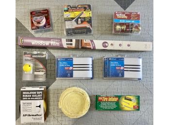 Lot Of Misc Garage Finds Including Privacy Window Film