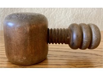 Vintage Italian Wooden Walnut Nutcracker
