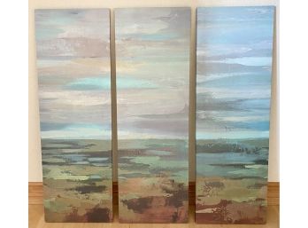 Three Panel 'marine Layer' Canvas Print From Target