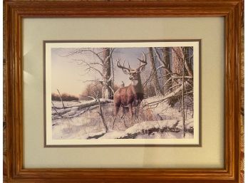 Jim Hansel 16 By 20 'After The Season' Framed And Matted Print