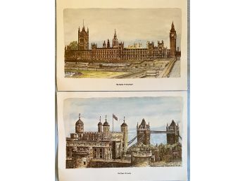 Two British 9 By 12 Inch Prints (Not Framed)