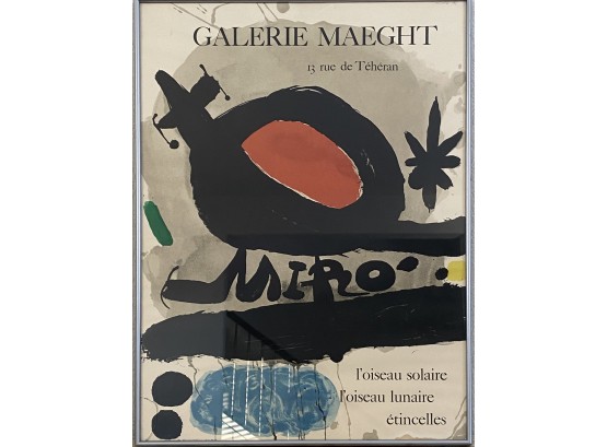 Authentic Miro Gallery Poster
