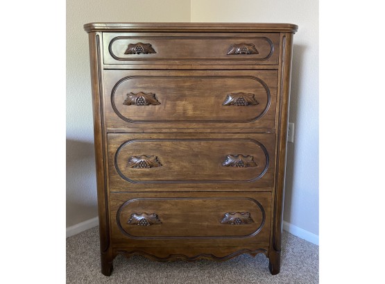Four-Drawer Solid Cherry Dresser By Davis Cabinet Company From The Lillian Russel Collection