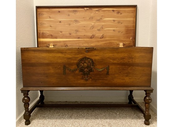 Stunning Antique Hope Cedar Chest Over 150 Years Old!