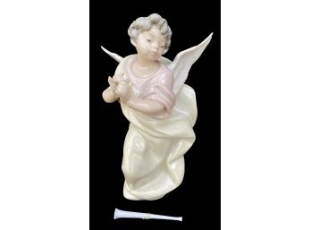 Authentic Retired Lladro Angel Playing Clarinet 1987 Number 5494