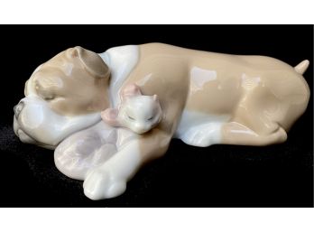 Authentic Retired Lladro 6417 'Unlikely Friends'