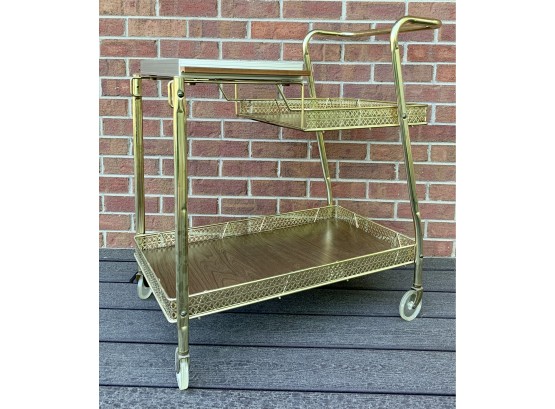 MCM Bar Cart On Casters