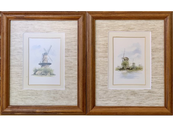 2 Pc. Dutch Windmill Pictures