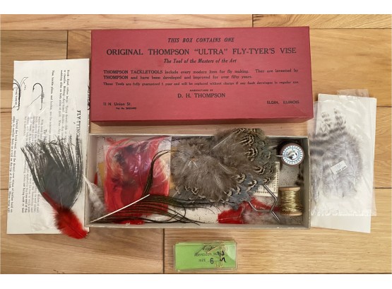 Fly Fishing Lot That Includes, Hooks, Feathers And Much More NO VICE