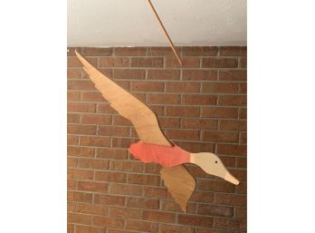 Wood Duck On String Mobile