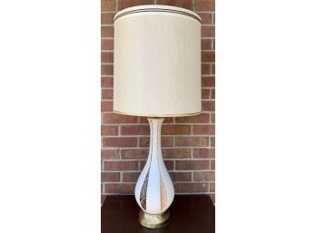 Beautiful MCM Table Lamp With Original Shade