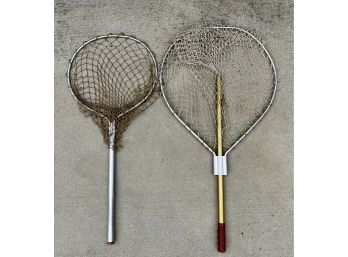 2 Fishing Nets With Long Handles