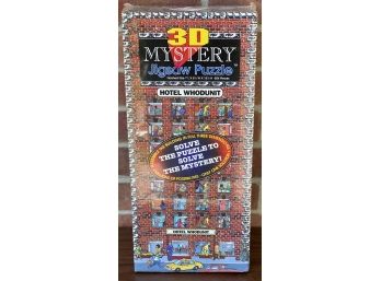 New In Box 3d Mistery  Jigsaw Puzzle Hotel Whodunit