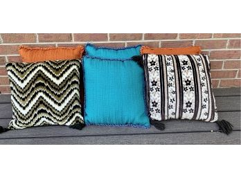 Lot Of 6 Vintage Accent Pillows