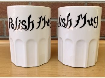 2 Novelty Mugs 'Polish Mug'