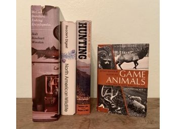 4 Pc. Outdoor/ Hunting Books