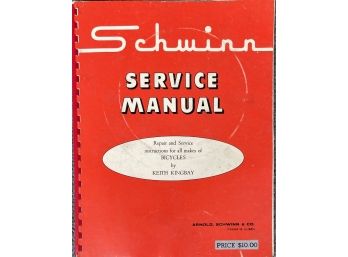 Vintage Schwin Service Manual