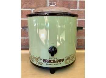 Vintage Green Rival Slow Cooker