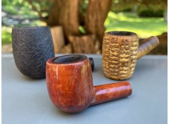 Lot Of 3 Tobacco Pipe Bowls