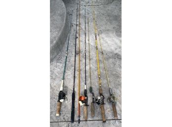 Lot 7 Of Fishing Rods