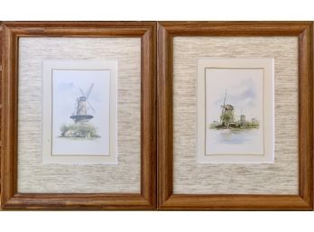 2 Pc. Dutch Windmill Pictures