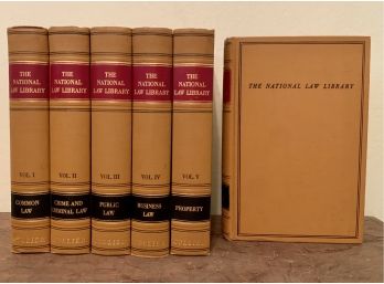 6 Volume Set ' The National Law Library'