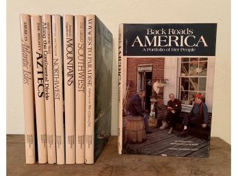 8 Vintage National Geographic Pictorial Books