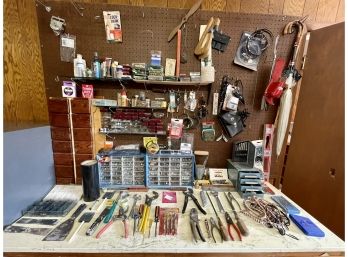 Large Lot Of Tools And Other Hardware