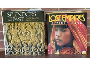 Lot Of 2 National Geographic Books Splendors Of The Past And Lost Empires