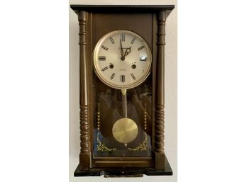 Vintage Continental 31 Day Wall Pendulum Clock