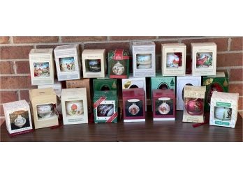 Collection Of 22 Boxed Christmas Ornaments From 1980'S-1990's
