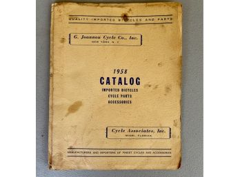 Vintage Cycle Associates Bike Catalog -1958