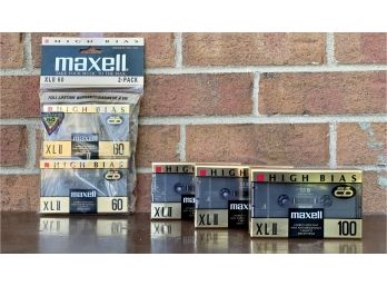 New! Maxell XL-60 Cassette Tapes