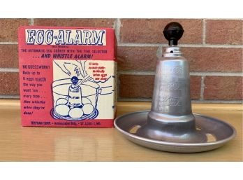 Egg Alarm- Vintage Automatic Egg Cooker With Whistle Alarm