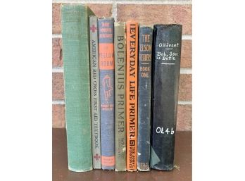 7 Antiquarian Book Lot Including 'Bob, Son Of Battle' By Alfred Ollivant