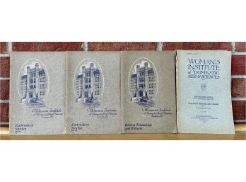 Women's Institute Of Domestic Arts & Sciences- Sewing Manuals- 1920