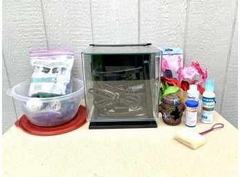 Small Fish Tank With Extras