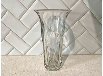 Beautiful Heavy Glass Vase