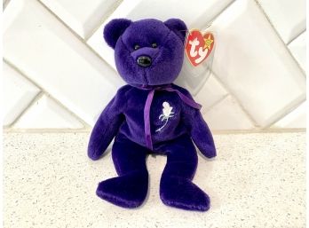 Beanie Baby Princess Purple Bear