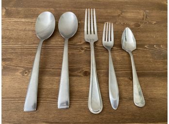 Small Grouping Of Stainless Flatware
