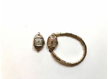 Vintage Wyler Bracelet Watch And Watch Face