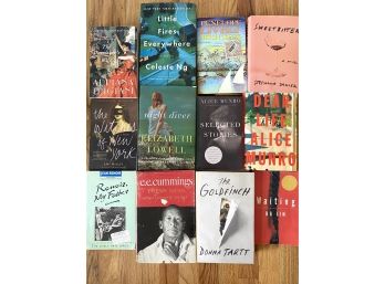 Great Grouping Of Contemporary And Vintage Fiction Including Alice Munro, Donna Tartt,  Kate Lowell