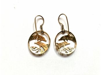 Wild Bryd Dolphin Earrings