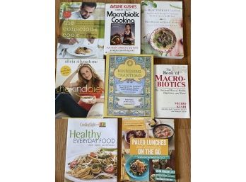 Great Collection Of Health Centered Cookbooks Including The Conscious Cook & Nourishing Traditions
