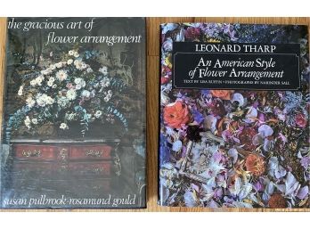 Two Vintage Books On Flower Arranging Including An American Style Of Flower Arrangement By Tharp